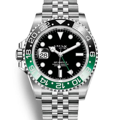 RLX Submariner Date 40, green & black (“Hulk / Kermit” style)
