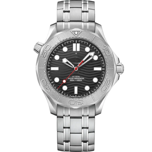 OMG Seamaster Diver 300M – Black & Silver – White Steel – Automatic – 41mm