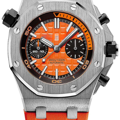 AP Royal Oak Offshore Chronograph 26703ST Orange – Rubber Strap – 42mm