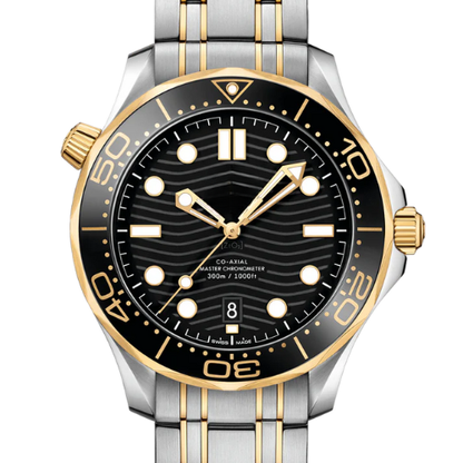 OMG Seamaster Diver 300M – Black Dial – Yellow Details – Stainless Steel – 42mm