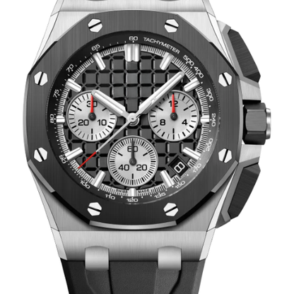 AP Royal Oak Offshore Black OFFs – Black Rubber – 43mm