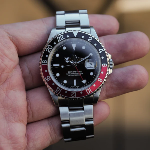 RLX GMT-Master II, red & black bezel (“Coke” style)