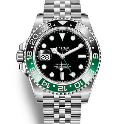 RLX Submariner Date 40, green & black (“Hulk / Kermit” style)