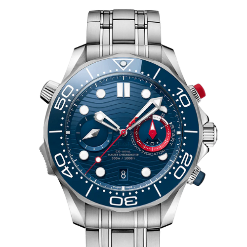 OMG Seamaster Diver 300M Chronograph – Blue Dial – Stainless Steel – Quartz – 44mm