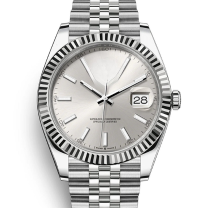 RLX Oyster Perpetual 41, silver/white dial