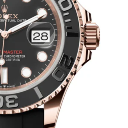 RLX Yacht-Master 40, Oysterflex, black dial