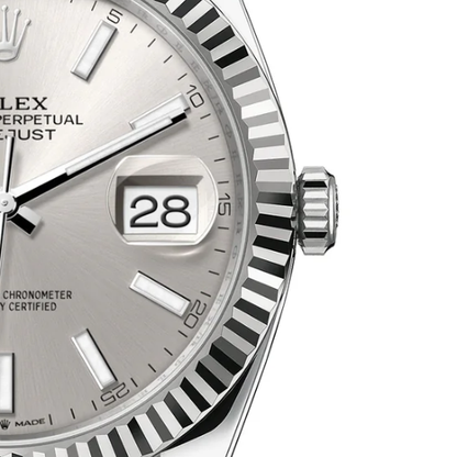 RLX Oyster Perpetual 41, silver/white dial