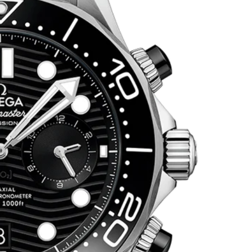 OMG Seamaster Diver 300M – Black Steel & Grey Steel – Quartz – 42mm