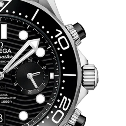 OMG Seamaster Diver 300M – Black Steel & Grey Steel – Quartz – 42mm